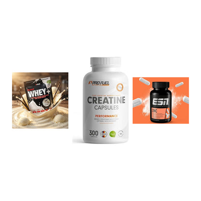 Einsteiger-Set: Sinob Honest + ProFuel Creatine + ESN Zinc – alle enthaltenen Artikel