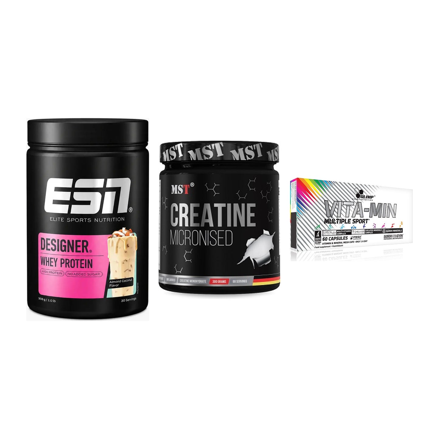 Einsteiger-Set: ESN Designer + MST Creatin + Olimp Vita-Min – alle enthaltenen Artikel