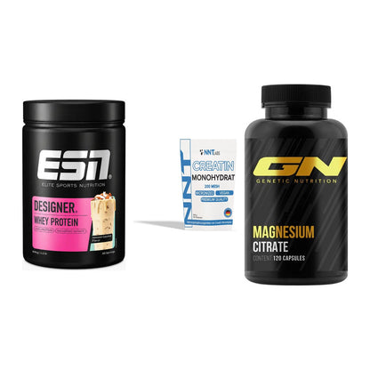 Einsteiger-Set: ESN Designer + NNT Creatin + GN Magnesium – alle enthaltenen Artikel