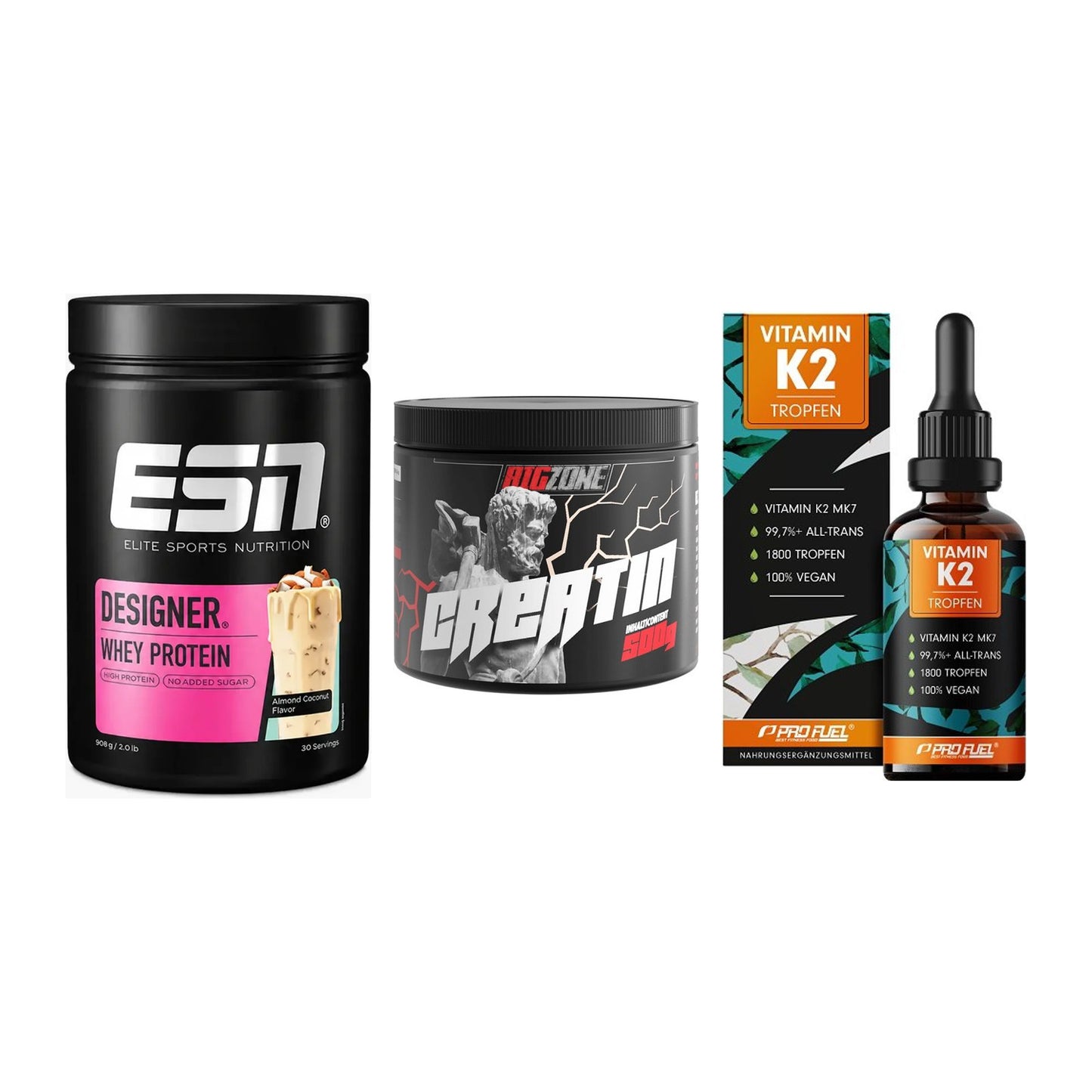 Einsteiger-Set: ESN Designer + Big Zone Creatin + ProFuel Vitamin – alle enthaltenen Artikel