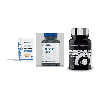 Einsteiger-Set: NNT Whey + Applied Nutritio + Scitec Chromium – alle enthaltenen Artikel