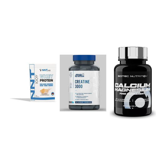 Einsteiger-Set: NNT Whey + Applied Nutritio + Scitec Calcium – alle enthaltenen Artikel