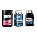 Einsteiger-Set: ESN Designer + EFX Kre-Alkalyn + Scitec Iron Pro – alle enthaltenen Artikel