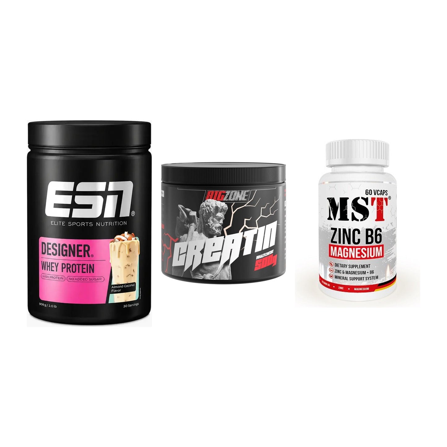 Einsteiger-Set: ESN Designer + Big Zone Creatin + MST Zinc – alle enthaltenen Artikel