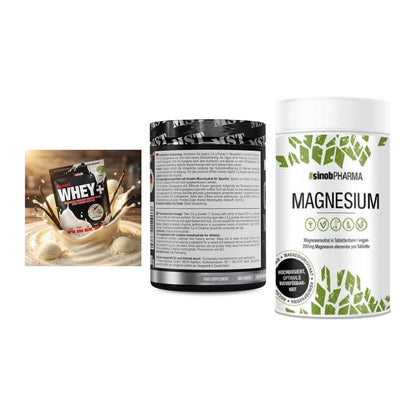 Einsteiger-Set: Sinob Honest + MST Creatin + Sinob Magnesium – alle enthaltenen Artikel