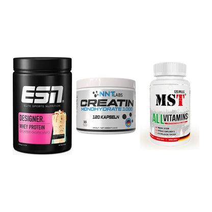 Einsteiger-Set: ESN Designer + NNT Creatin 1000 + MST All Vitamins – alle enthaltenen Artikel