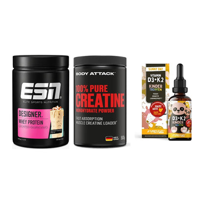 Einsteiger-Set: ESN Designer + Body Attack 100% + ProFuel VITAMIN – alle enthaltenen Artikel