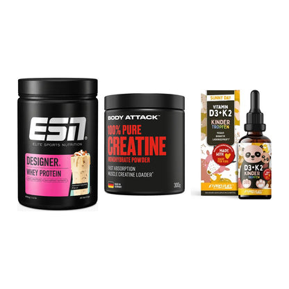 Einsteiger-Set: ESN Designer + Body Attack 100% + ProFuel VITAMIN – alle enthaltenen Artikel