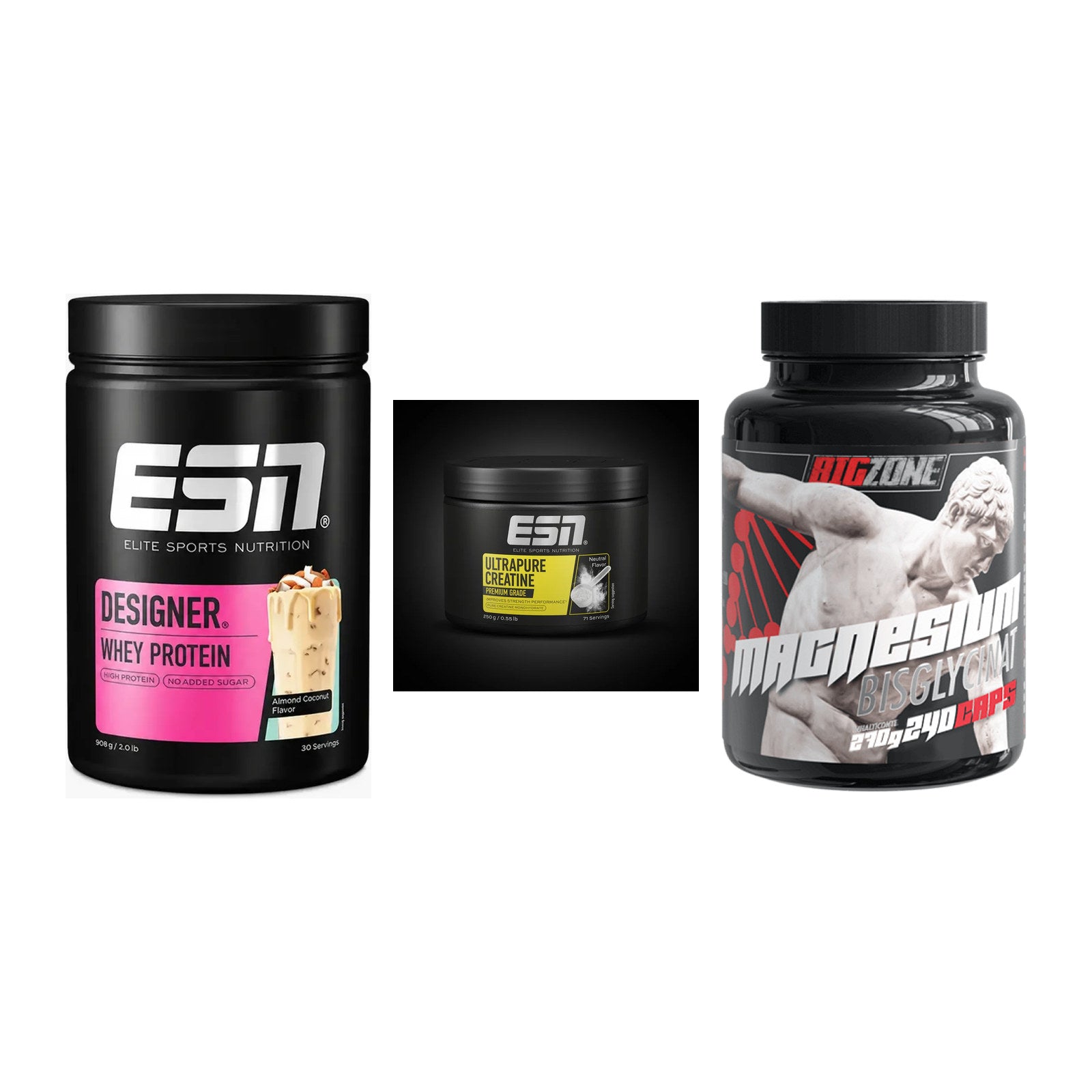 Einsteiger-Set: ESN Designer + ESN Ultrapure + Big Zone Magnesi – alle enthaltenen Artikel