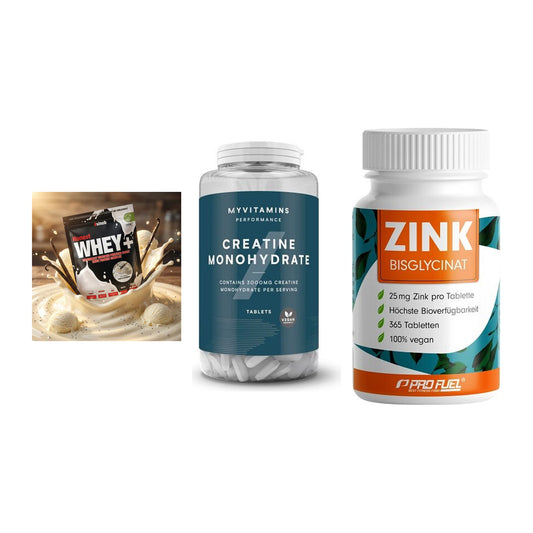 Einsteiger-Set: Sinob Honest + MyProtein + ProFuel Zink – alle enthaltenen Artikel