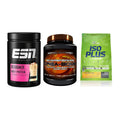 Einsteiger-Set: ESN Designer Whey + Scitec Crea-Bomb + Olimp Iso Plus – alle enthaltenen Artikel