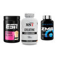 Einsteiger-Set: ESN Designer Whey + MST Creatine HCL + Scitec ZMB – alle enthaltenen Artikel