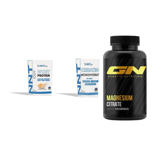 Einsteiger-Set: NNT Whey + NNT Creatin + GN Magnesium – alle enthaltenen Artikel