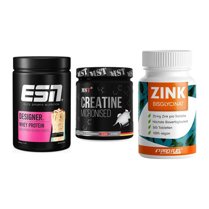 Einsteiger-Set: ESN Designer + MST Creatin + ProFuel Zink – alle enthaltenen Artikel