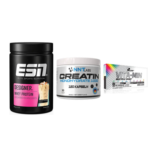 Einsteiger-Set: ESN Designer + NNT Creatin 1000 + Olimp Vita-Min – alle enthaltenen Artikel