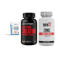 Einsteiger-Set: NNT Whey + Body Attack 100% + MST Zinc Chelate – alle enthaltenen Artikel