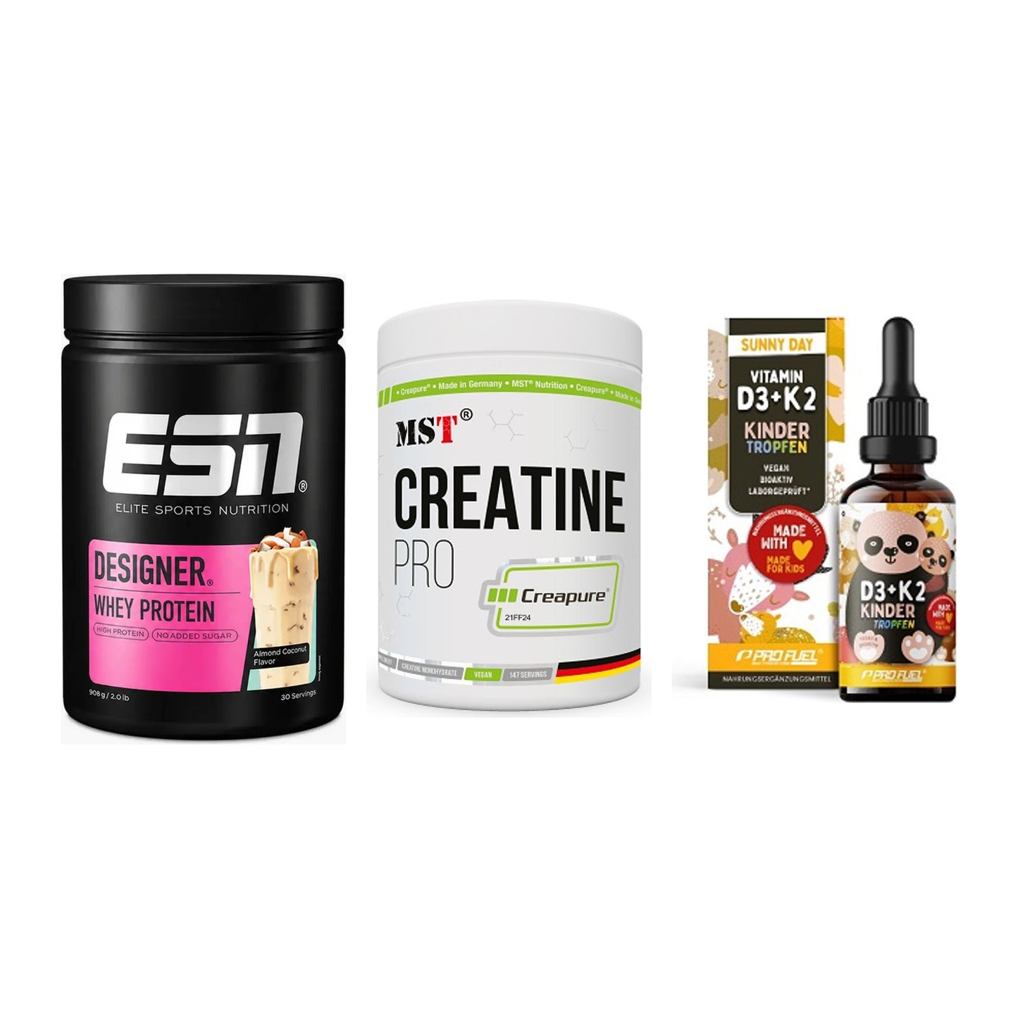 Einsteiger-Set: ESN Designer + MST Creatin Pro + ProFuel VITAMIN – alle enthaltenen Artikel