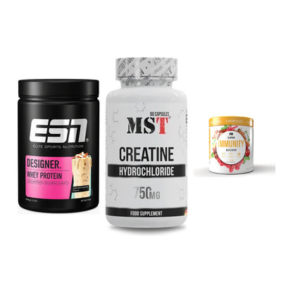 Einsteiger-Set: ESN Designer + MST Creatin HCL + FA Nutrition – alle enthaltenen Artikel