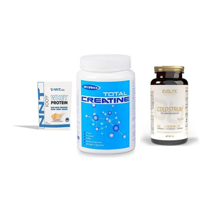 Einsteiger-Set: NNT Whey + Megabol Total + Evolite Nutritio – alle enthaltenen Artikel