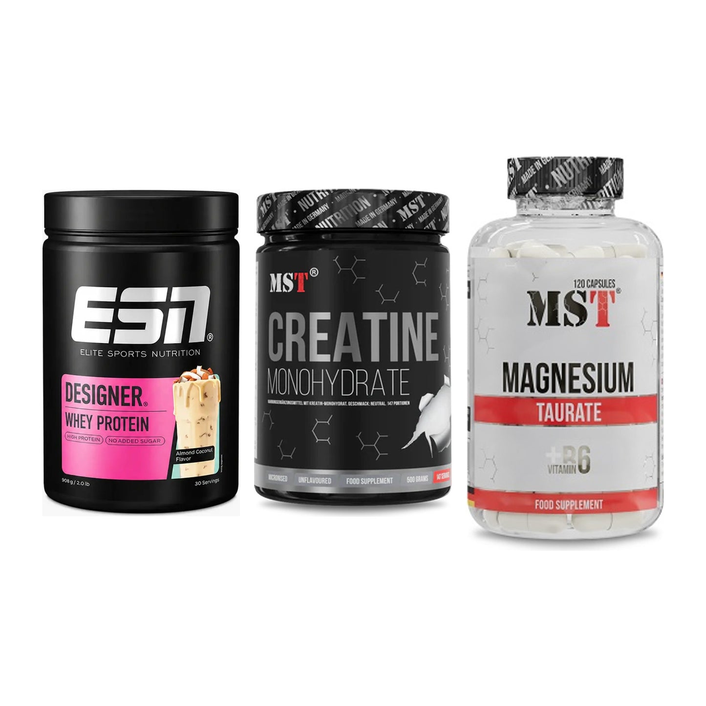 Einsteiger-Set: ESN Designer + MST Creatin + MST Magnesium – alle enthaltenen Artikel