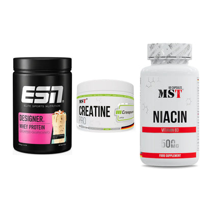 Einsteiger-Set: ESN Designer + MST Creatin Pro + MST Niacin – alle enthaltenen Artikel