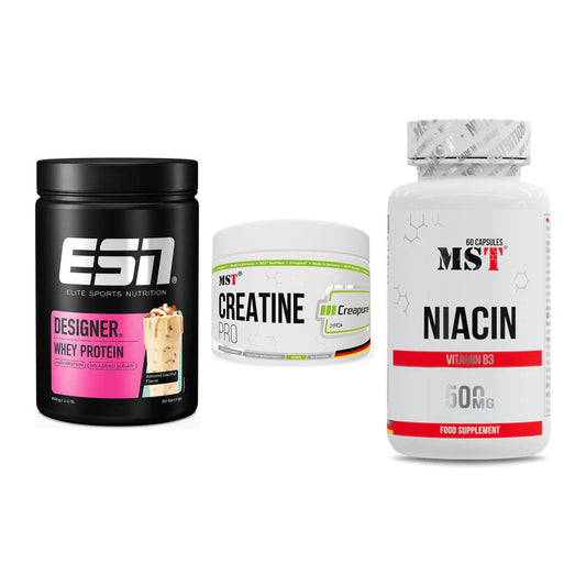Einsteiger-Set: ESN Designer + MST Creatin Pro + MST Niacin – alle enthaltenen Artikel