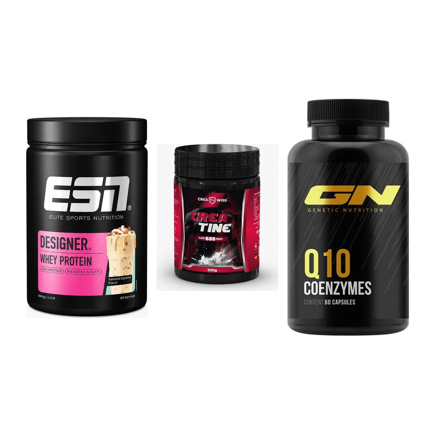 Einsteiger-Set: ESN Designer + CREASWISS + GN Q10 Health – alle enthaltenen Artikel