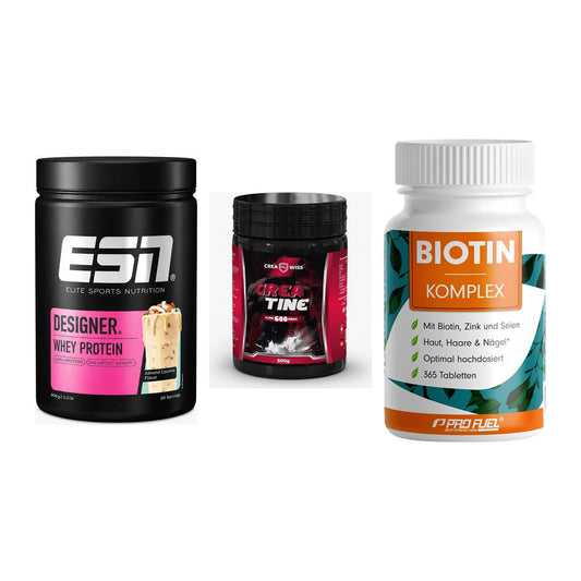 Einsteiger-Set: ESN Designer + CREASWISS + ProFuel BIOTIN – alle enthaltenen Artikel