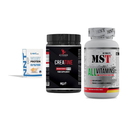 Einsteiger-Set: NNT Whey + #GYMJUICE + MST All Vitamins – alle enthaltenen Artikel