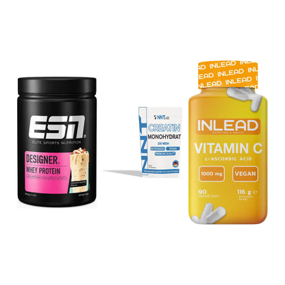 Einsteiger-Set: ESN Designer + NNT Creatin + INLEAD Vitamin C – alle enthaltenen Artikel