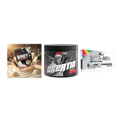 Einsteiger-Set: Sinob Honest + Big Zone Creatin + Olimp Vita-Min – alle enthaltenen Artikel