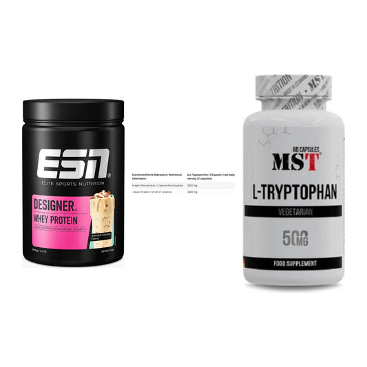 Einsteiger-Set: ESN Designer + INLEAD Creatine + MST Tryptophan – alle enthaltenen Artikel