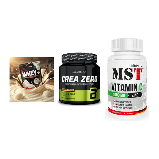 Einsteiger-Set: Sinob Honest + BioTech Crea + MST Vitamin C – alle enthaltenen Artikel