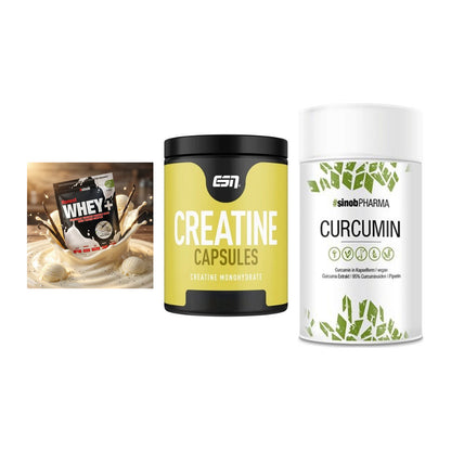 Einsteiger-Set: Sinob Honest + ESN Ultrapure + Sinob Curcumin – alle enthaltenen Artikel