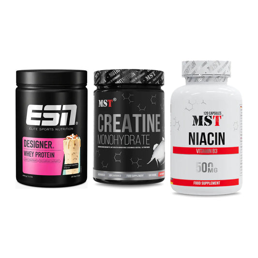 Einsteiger-Set: ESN Designer + MST Creatin + MST Niacin – alle enthaltenen Artikel