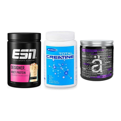 Einsteiger-Set: ESN Designer + Megabol Total + Nanosupps Hype – alle enthaltenen Artikel