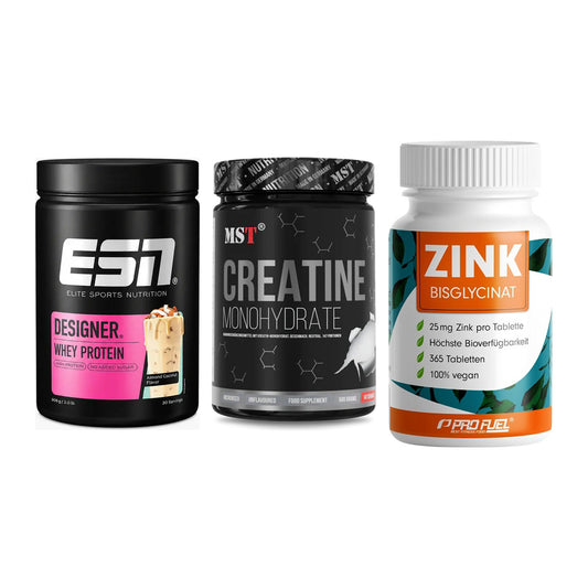 Einsteiger-Set: ESN Designer + MST Creatin + ProFuel Zink – alle enthaltenen Artikel