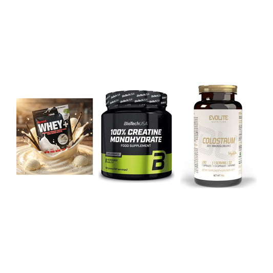Einsteiger-Set: Sinob Honest + BioTech Creatine + Evolite Nutritio – alle enthaltenen Artikel