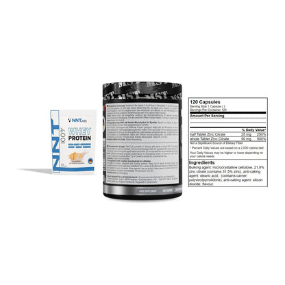Einsteiger-Set: NNT Whey + MST Creatin + GN Zinc Citrate – alle enthaltenen Artikel