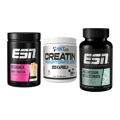 Einsteiger-Set: ESN Designer + NNT Creatin 1000 + ESN Magnesium – alle enthaltenen Artikel