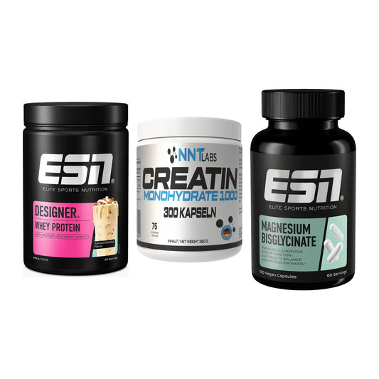 Einsteiger-Set: ESN Designer + NNT Creatin 1000 + ESN Magnesium – alle enthaltenen Artikel