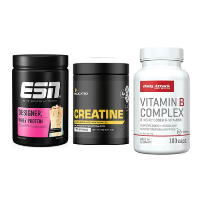 Einsteiger-Set: ESN Designer + Dedicated + Body Attack – alle enthaltenen Artikel