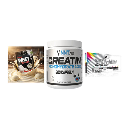 Einsteiger-Set: Sinob Honest + NNT Creatin 1000 + Olimp Vita-Min – alle enthaltenen Artikel