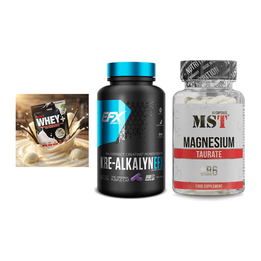 Einsteiger-Set: Sinob Honest + EFX Kre-Alkalyn + MST Magnesium – alle enthaltenen Artikel
