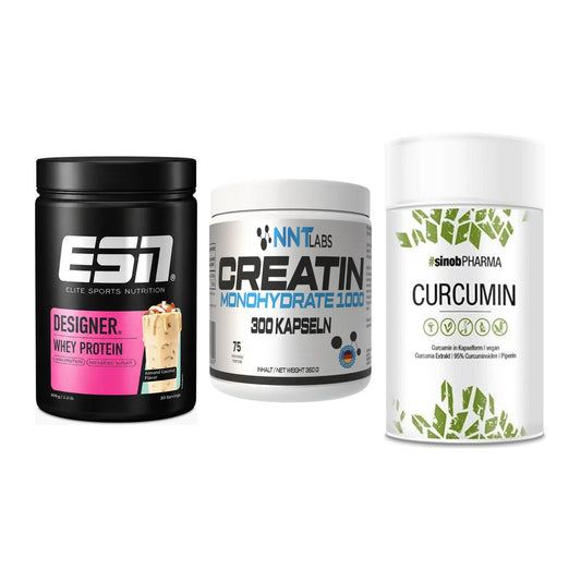 Einsteiger-Set: ESN Designer + NNT Creatin 1000 + Sinob Curcumin – alle enthaltenen Artikel