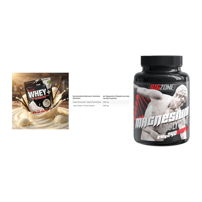 Einsteiger-Set: Sinob Honest + INLEAD Creatine + Big Zone Magnesi – alle enthaltenen Artikel