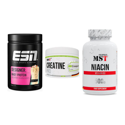 Einsteiger-Set: ESN Designer + MST Creatin Pro + MST Niacin – alle enthaltenen Artikel