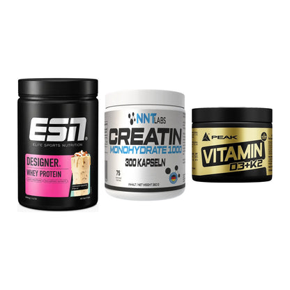Einsteiger-Set: ESN Designer + NNT Creatin 1000 + Peak Vitamin – alle enthaltenen Artikel