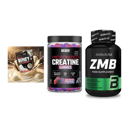 Einsteiger-Set: Sinob Honest + Weider Micronize + BioTech ZMB – alle enthaltenen Artikel