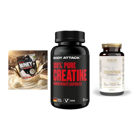 Einsteiger-Set: Sinob Honest + Body Attack 100% + Evolite Nutritio – alle enthaltenen Artikel